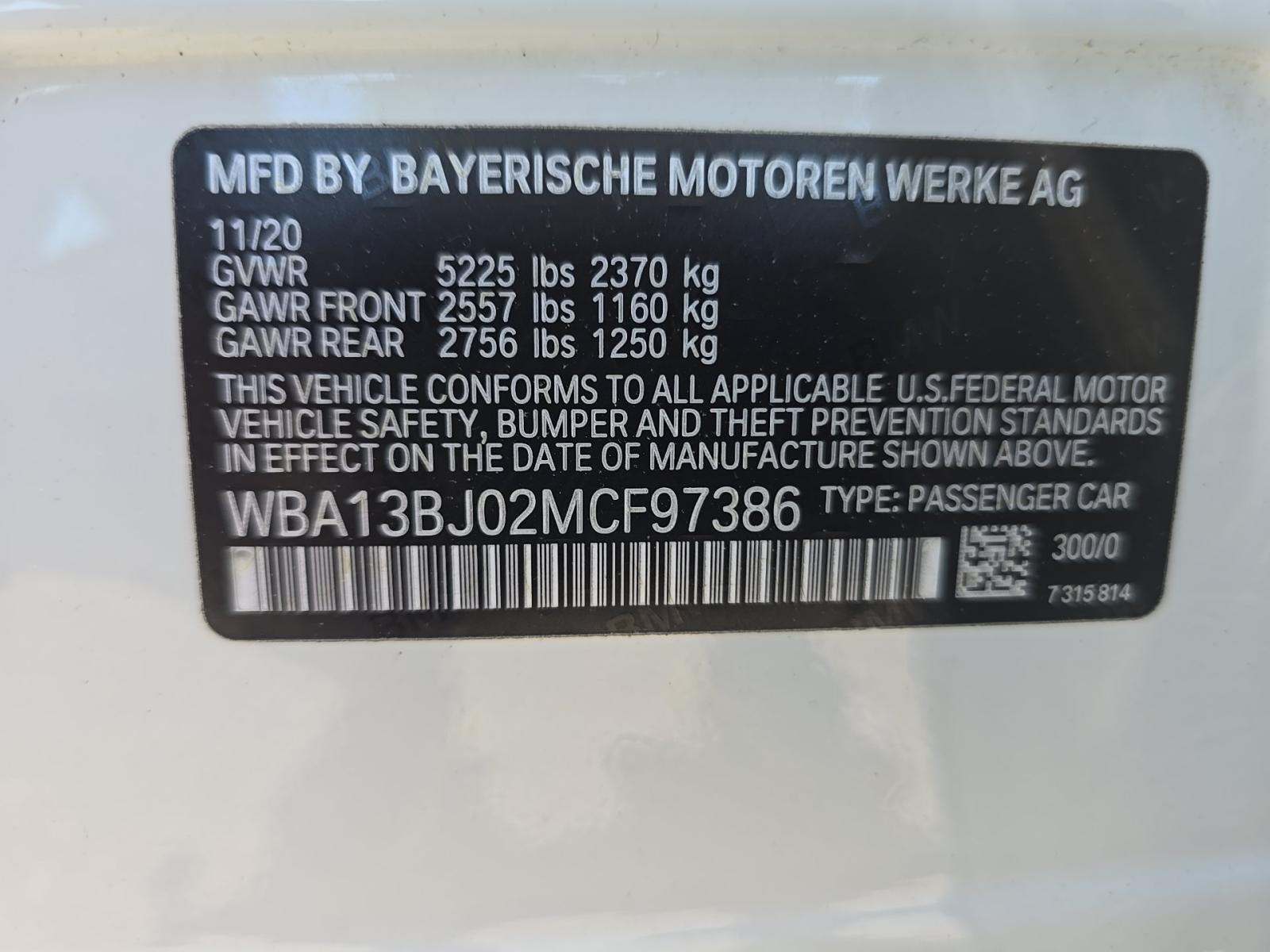 2021 BMW 5 Series 530i xDrive AWD