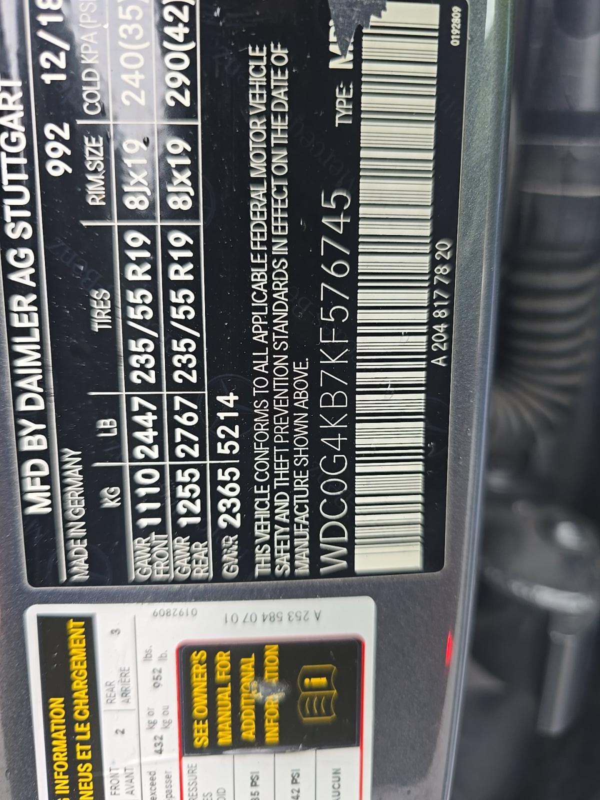 MERCEDES-BENZ GLC-CLASS - 1