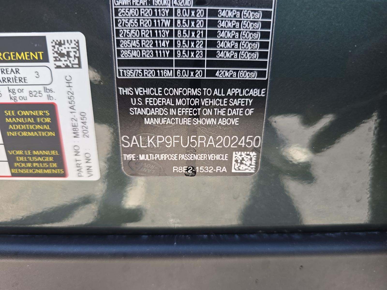 2024 Land Rover Range Rover SE AWD