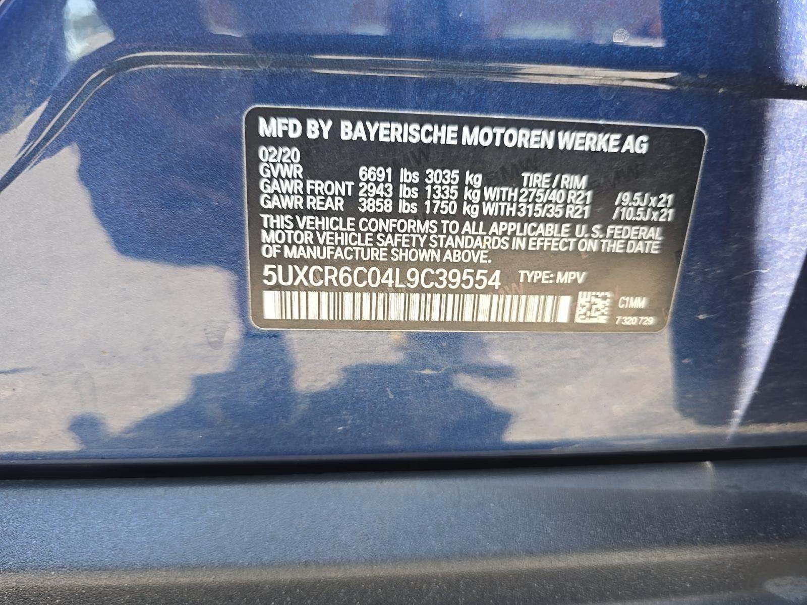 2020 BMW X5 xDrive40i AWD