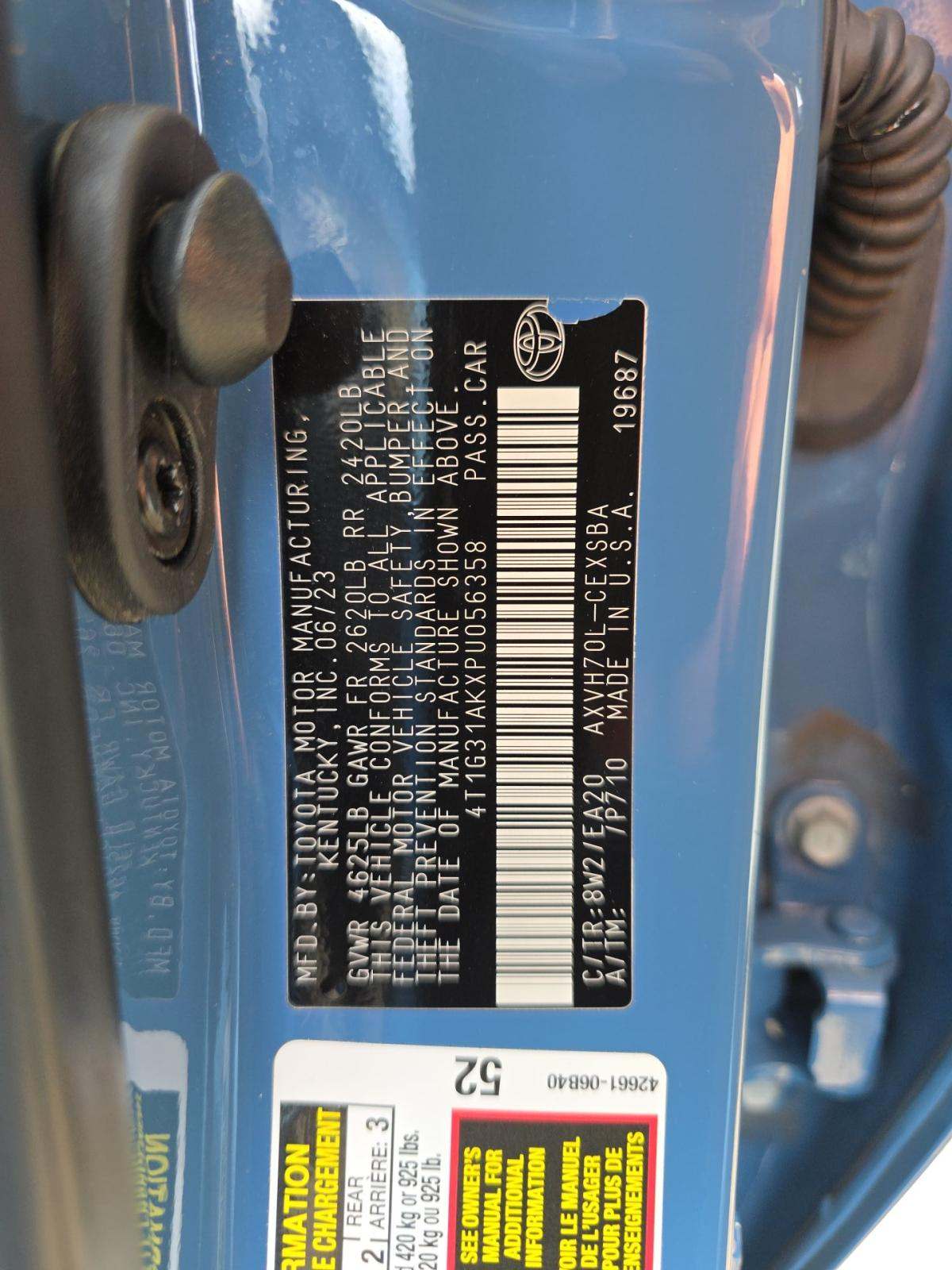 2023 Toyota Camry Hybrid SE FWD