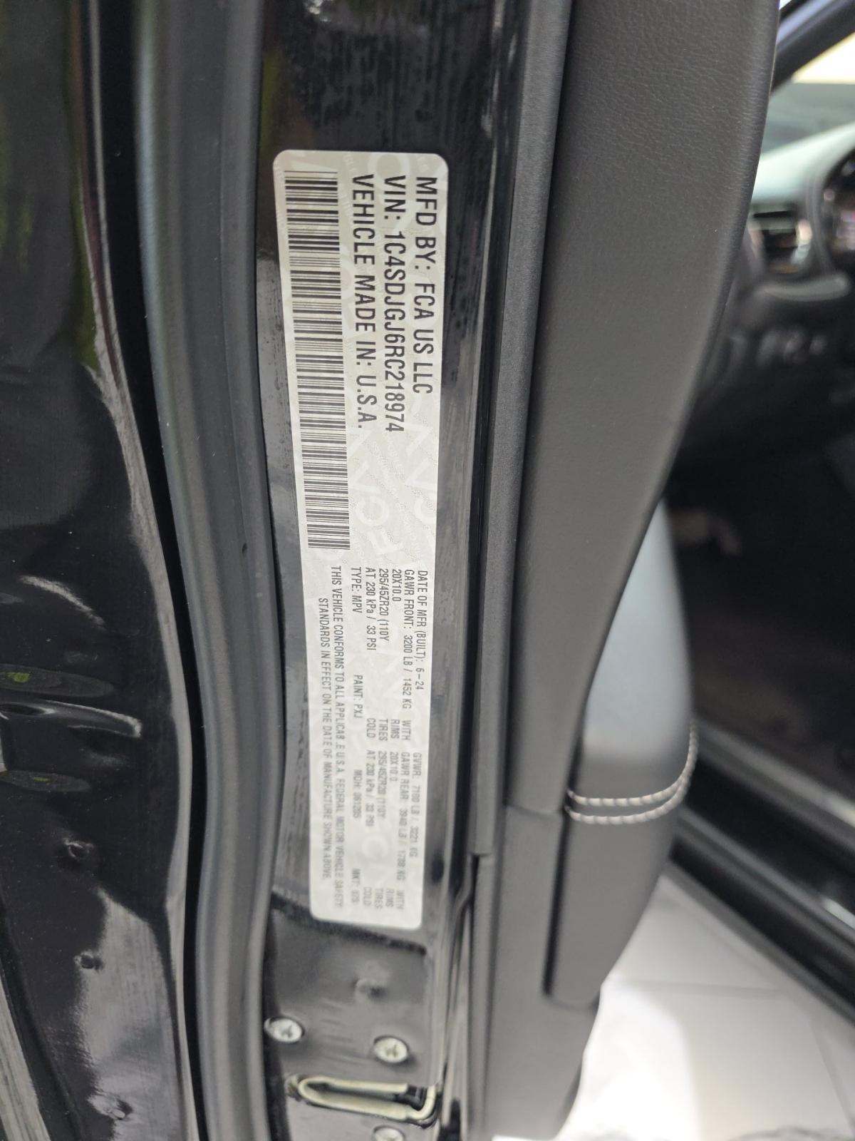 2024 Dodge Durango SRT 392 AWD