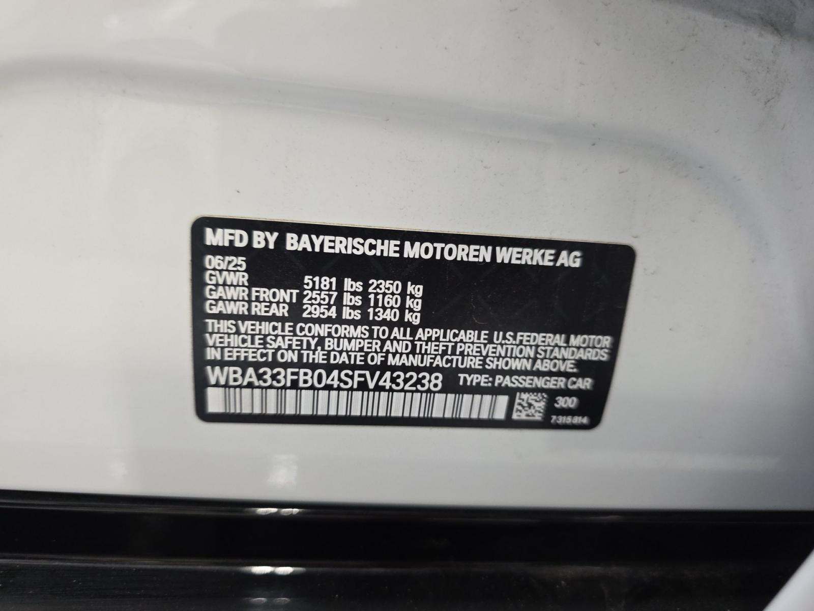 2025 BMW 4 Series 430i xDrive AWD