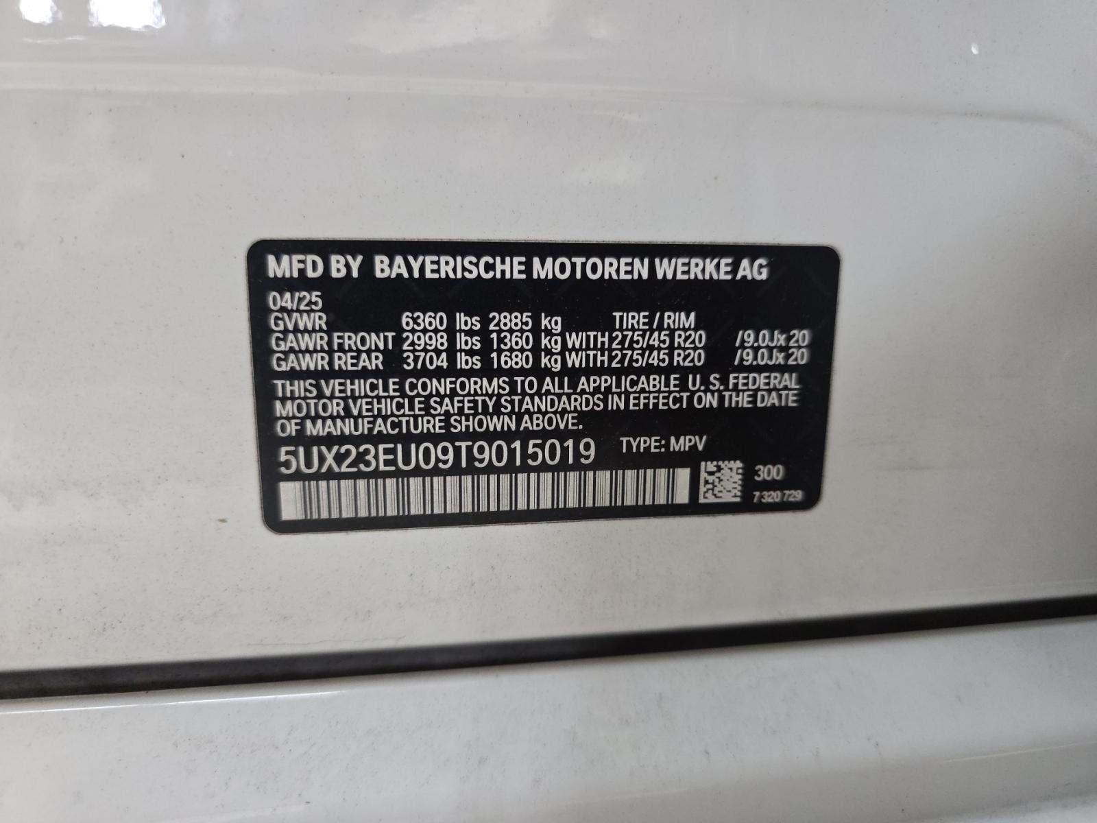 2026 BMW X5 xDrive40i AWD