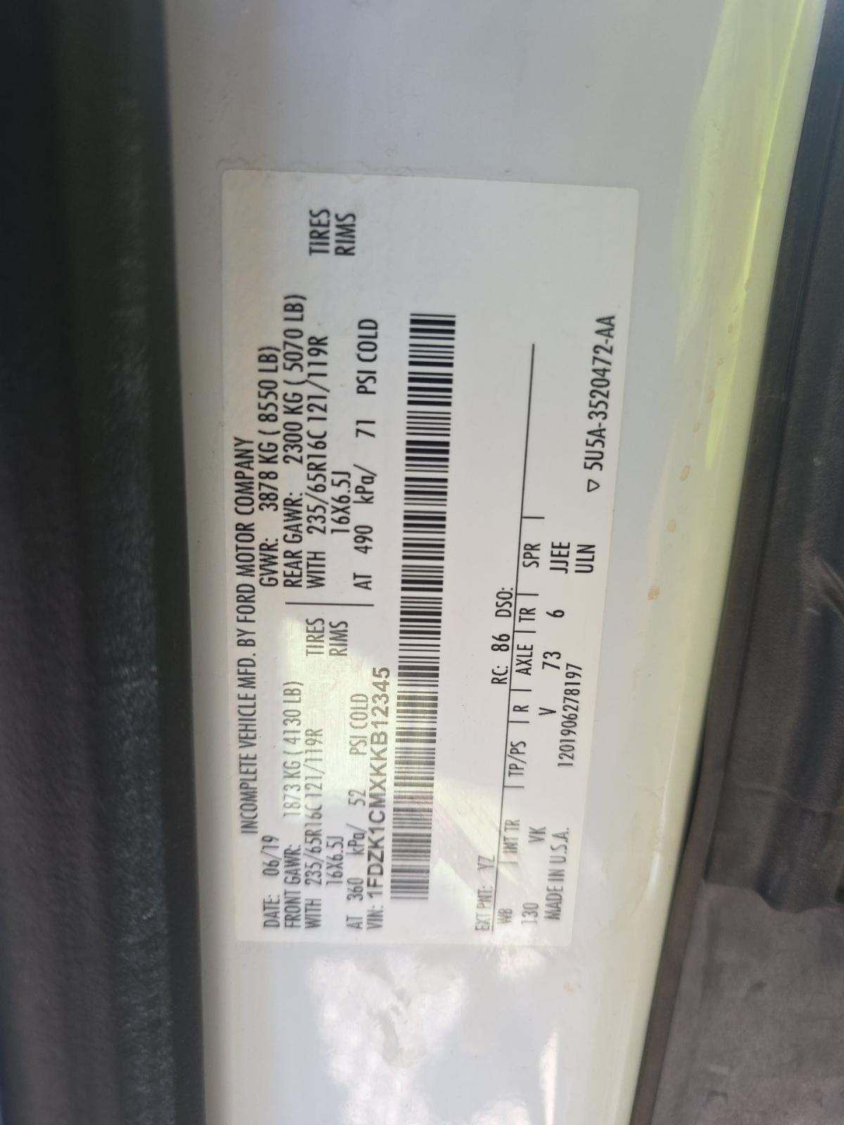 FORD TRANSIT 150 - 5