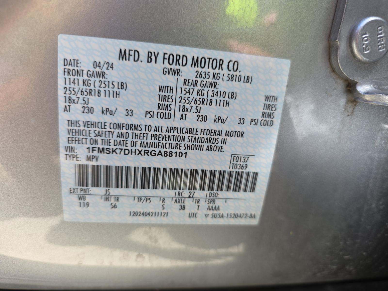 2024 Ford Explorer XLT RWD