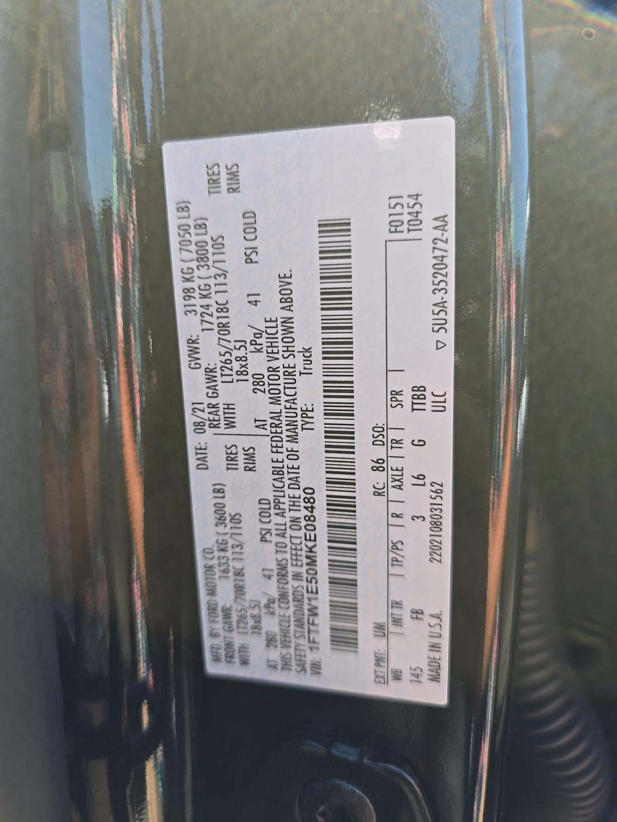 2021 Ford F-150 XLT AWD
