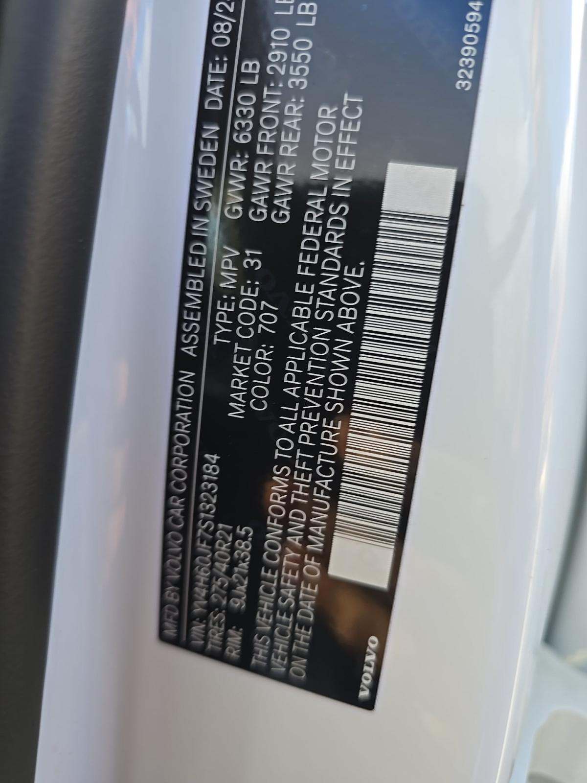 2025 Volvo XC90 Plug-In Hybrid T8 Ultra AWD