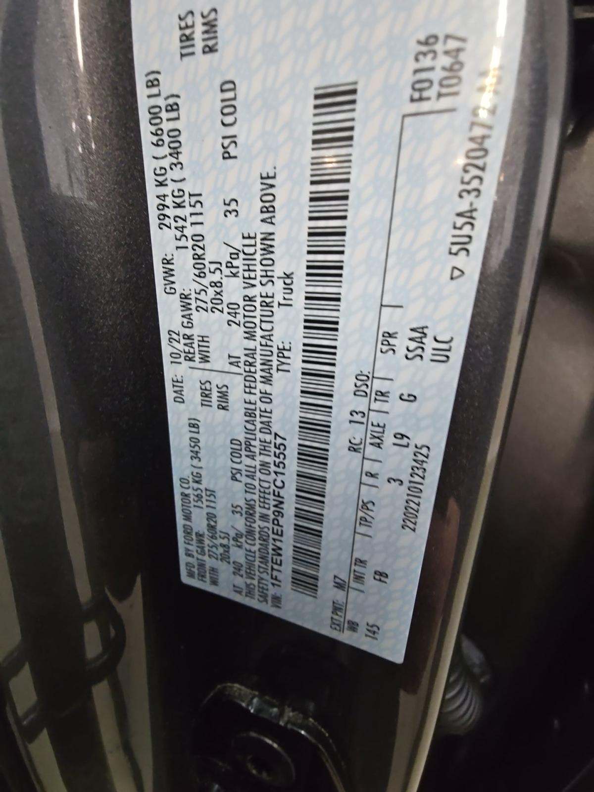 2022 Ford F-150 XLT AWD