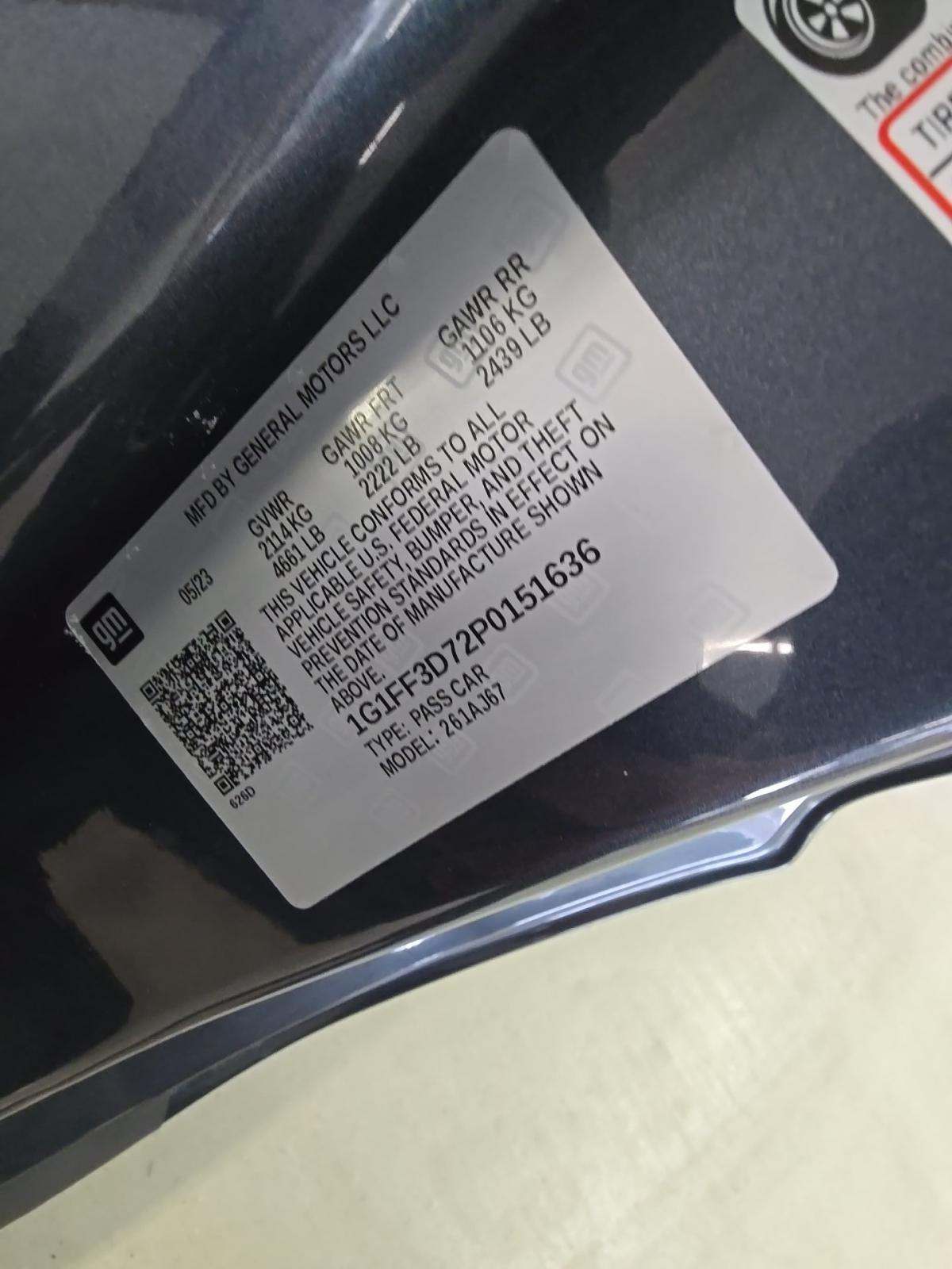 2023 Chevrolet Camaro LT1 RWD