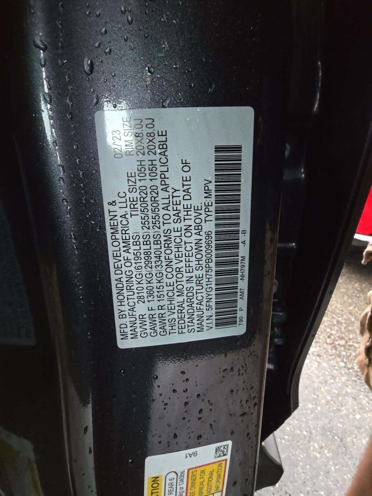 2023 Honda Pilot Touring AWD