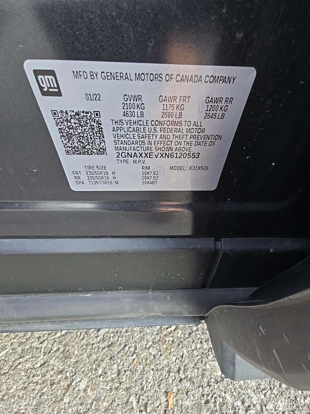 2022 Chevrolet Equinox Premier AWD