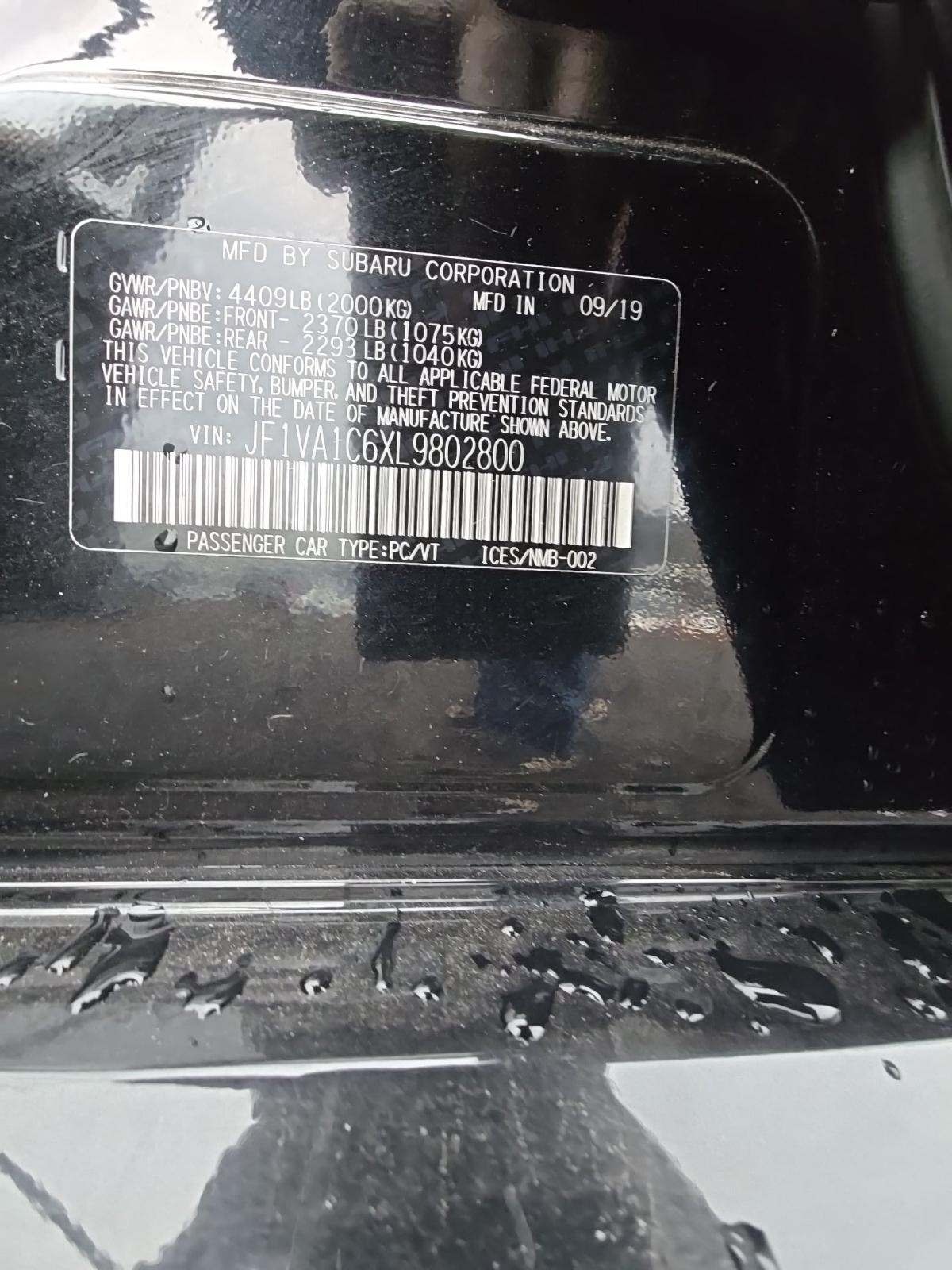 2020 Subaru WRX Premium AWD