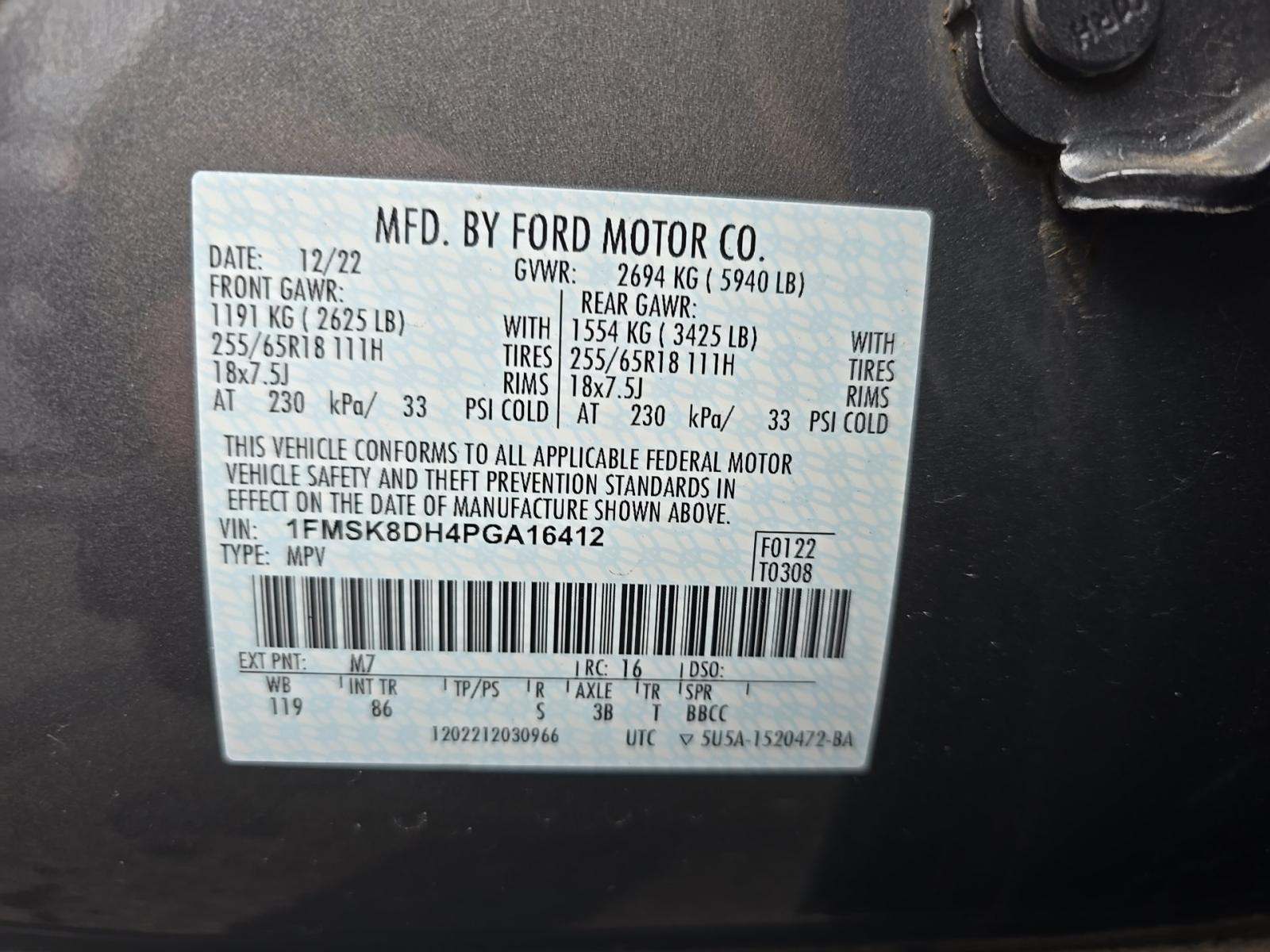 2023 Ford Explorer XLT AWD