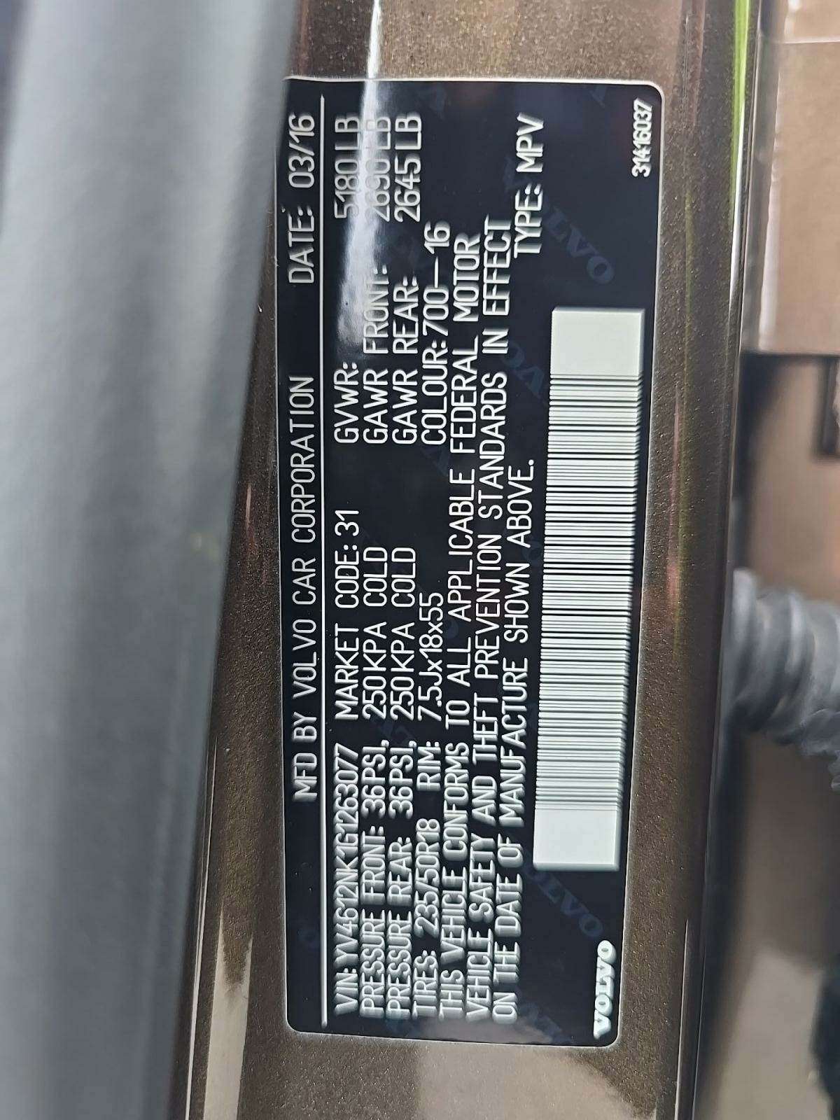 2016 Volvo XC70 T5 Premier AWD