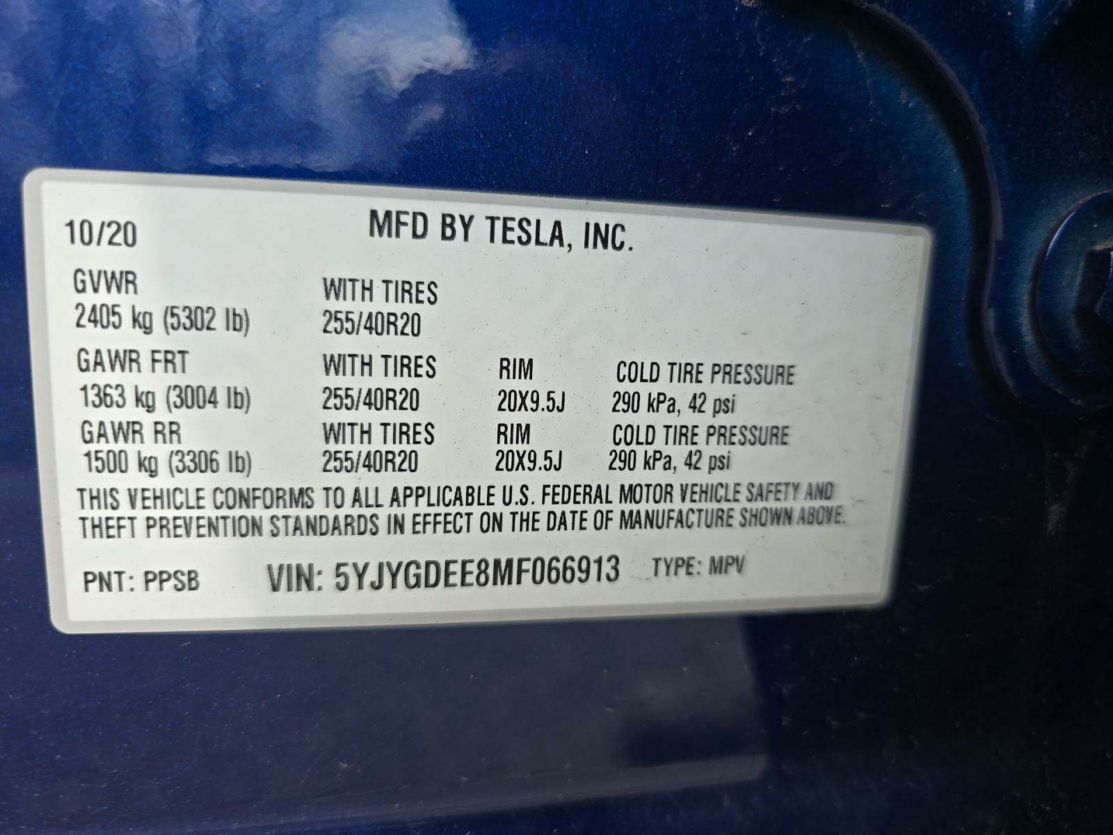 2021 Tesla Model Y Long Range AWD