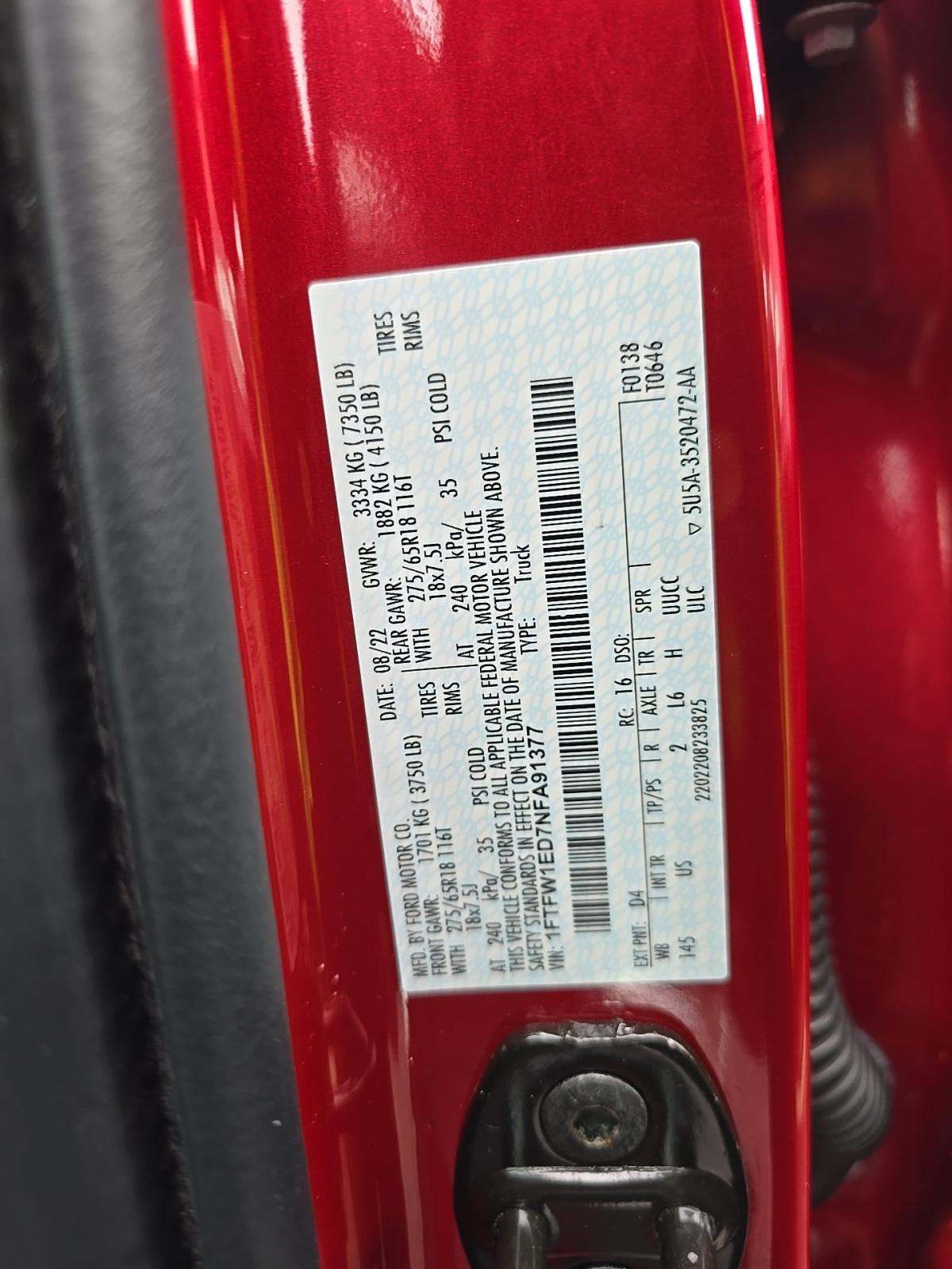 2022 Ford F-150 Hybrid XLT AWD