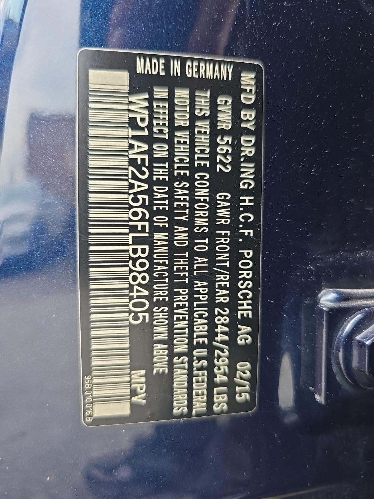 2015 Porsche Macan Turbo AWD