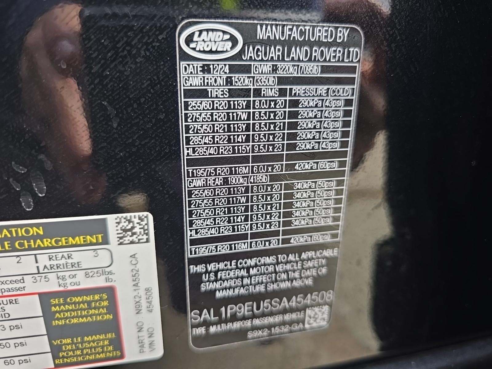 2025 Land Rover Range Rover Sport SE AWD