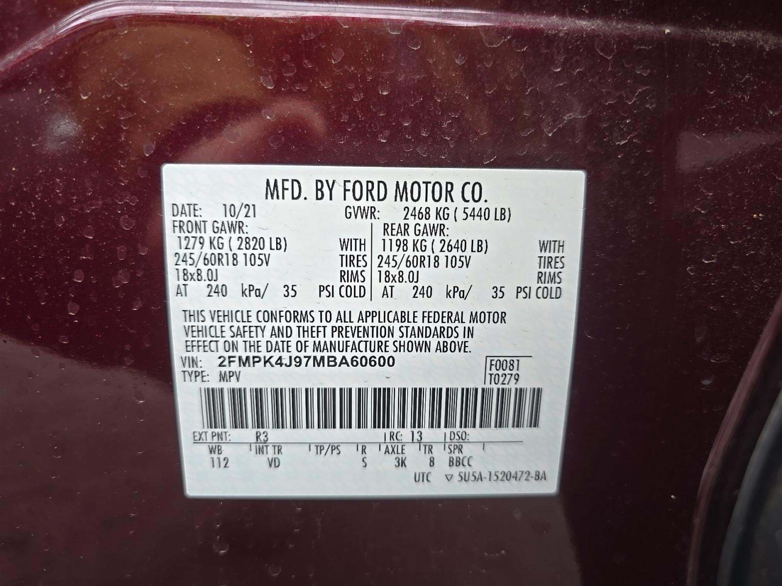 2021 Ford Edge SEL AWD