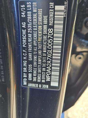 2016 Porsche Panamera 4 Edition AWD