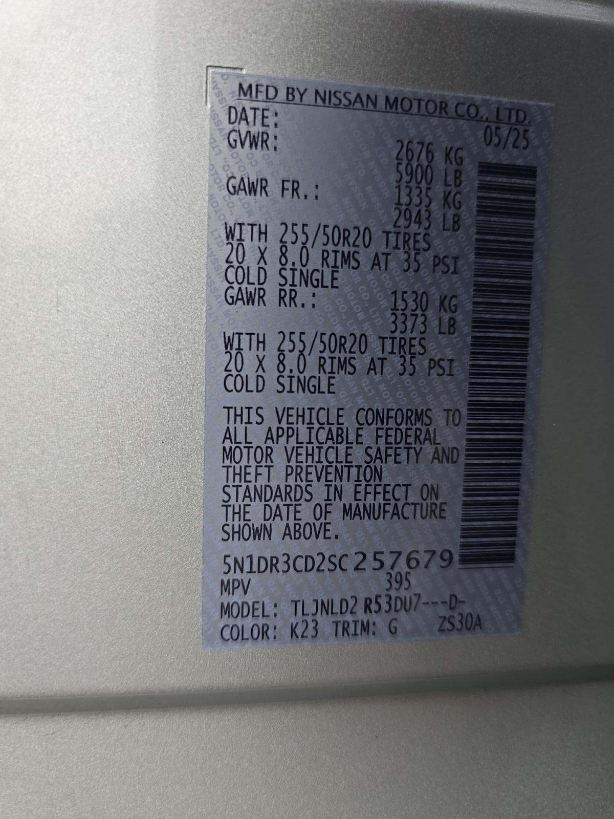 2025 Nissan Pathfinder SL AWD