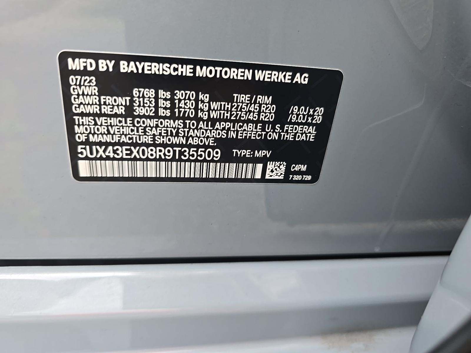 2024 BMW X6 M60i xDrive AWD