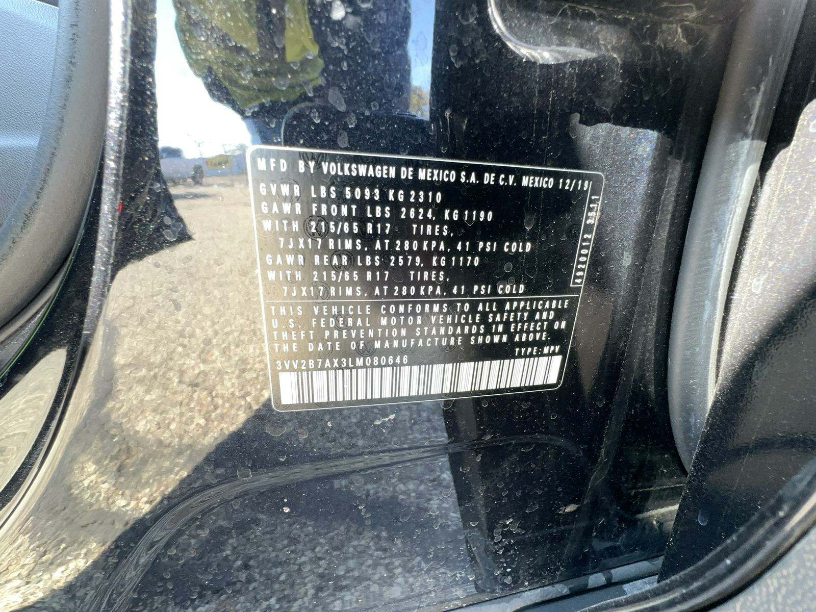 2020 Volkswagen Tiguan SE AWD