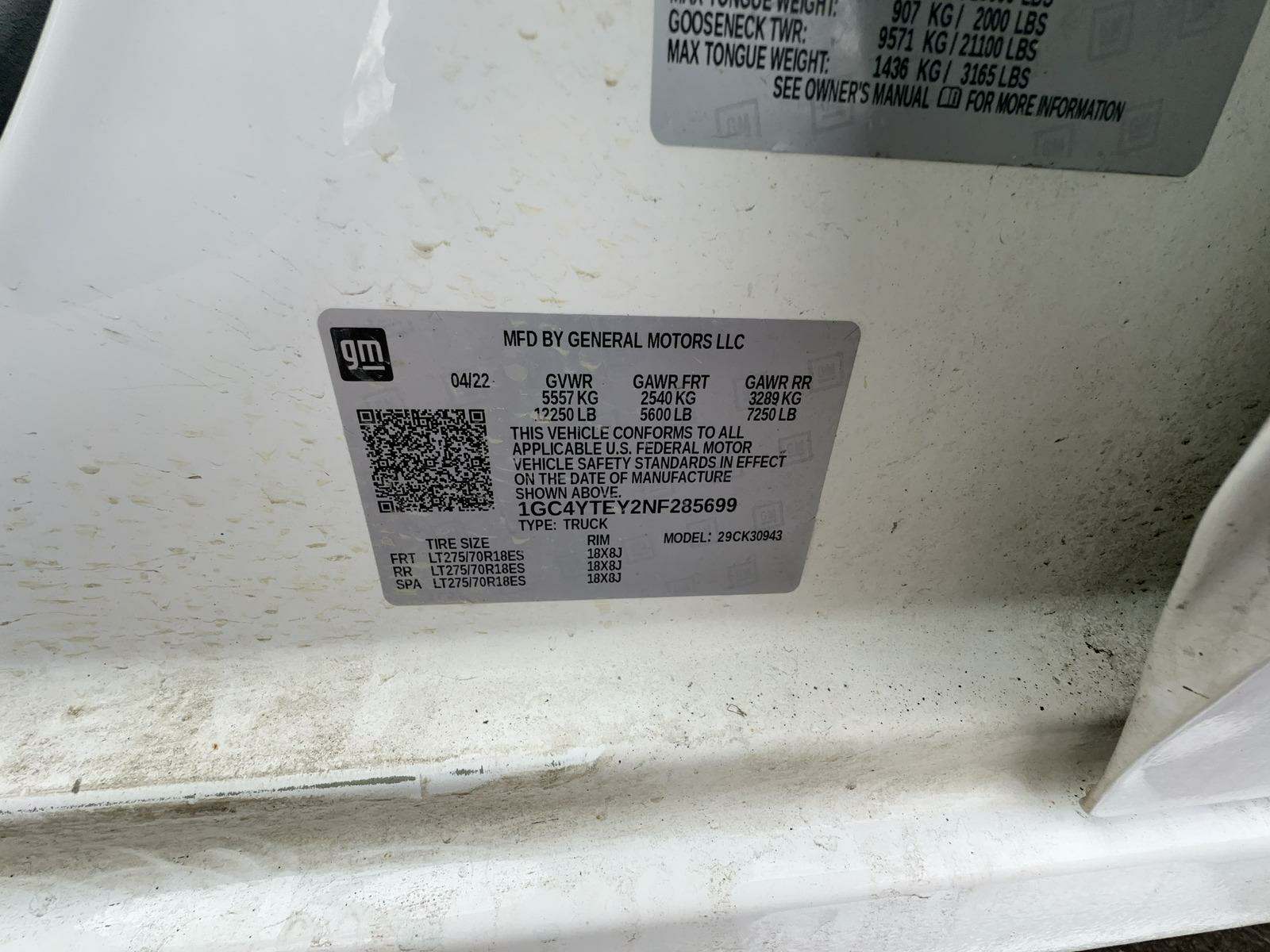 2022 Chevrolet Silverado 3500HD LT AWD