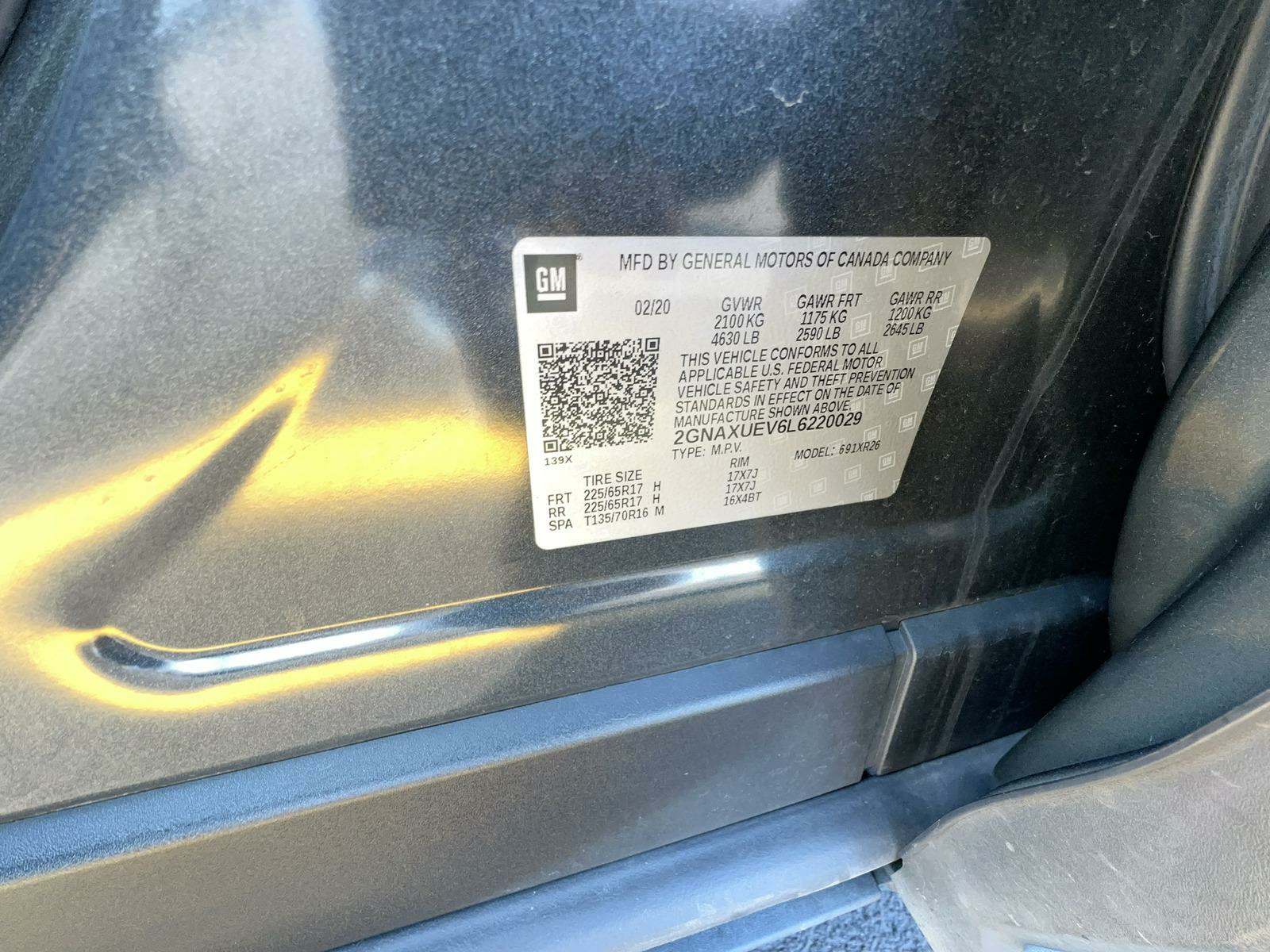 2020 Chevrolet Equinox LT AWD