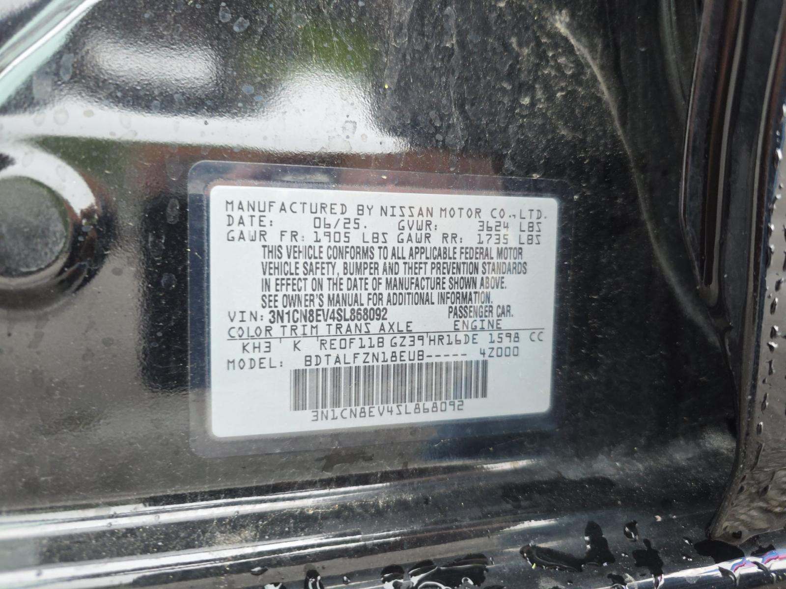 NISSAN VERSA - 1