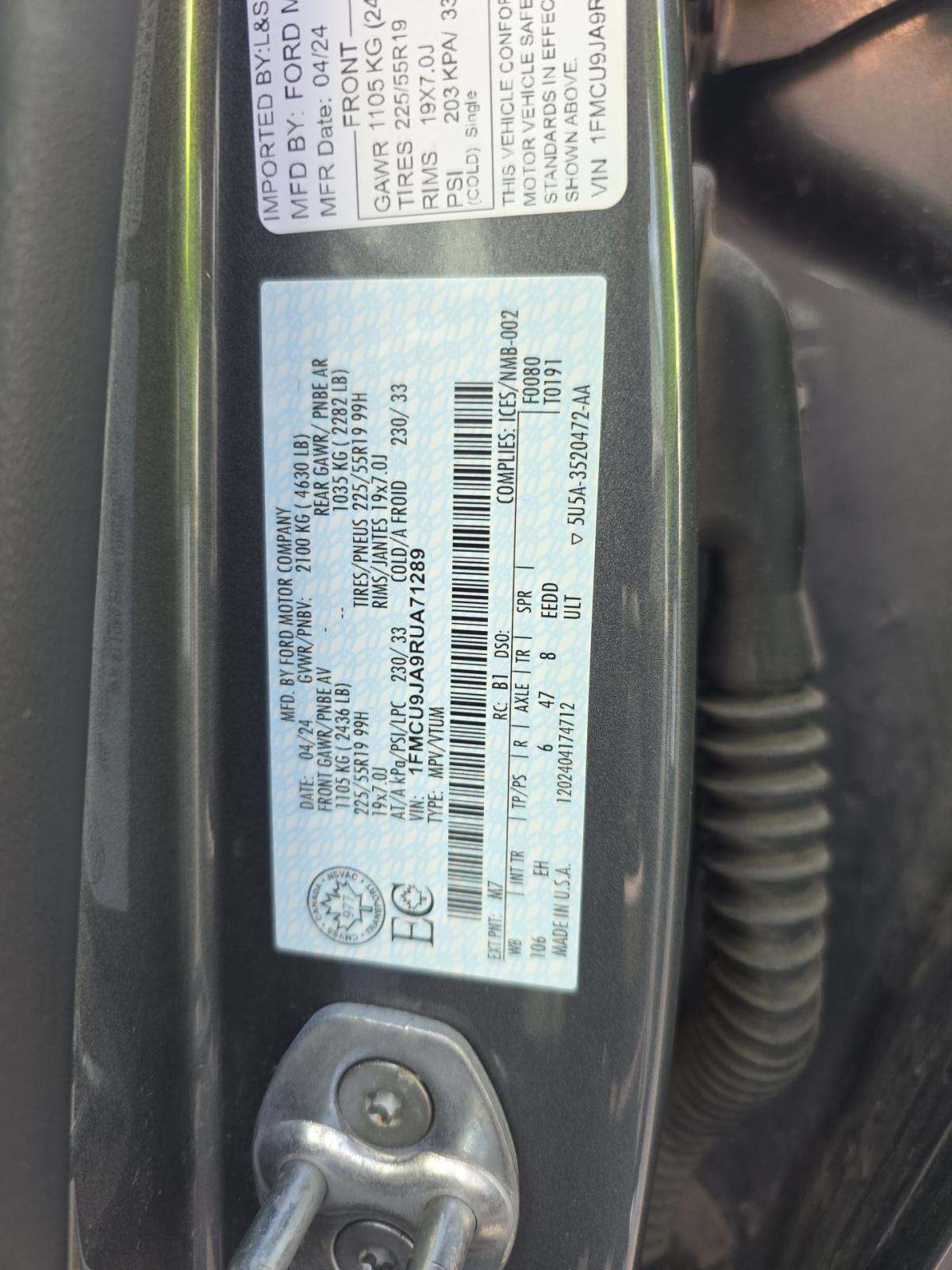2024 Ford Escape Platinum AWD