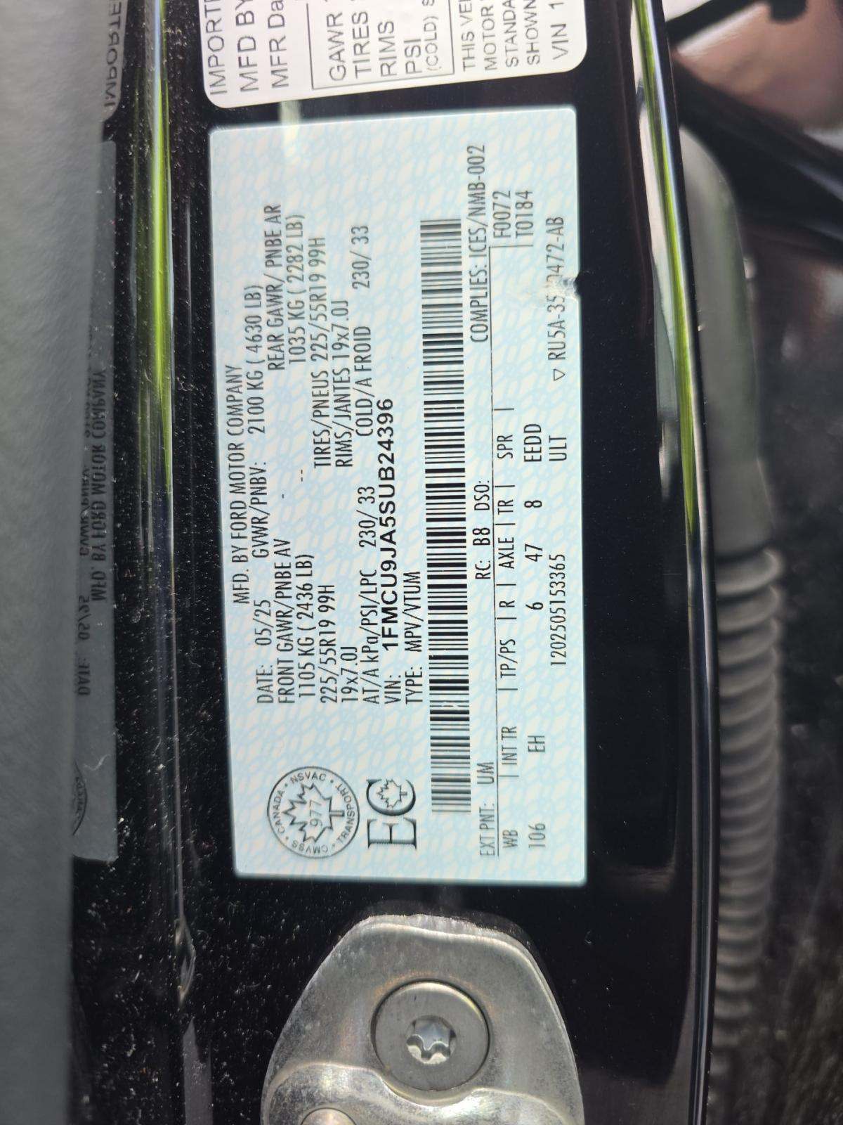 2025 Ford Escape Platinum AWD