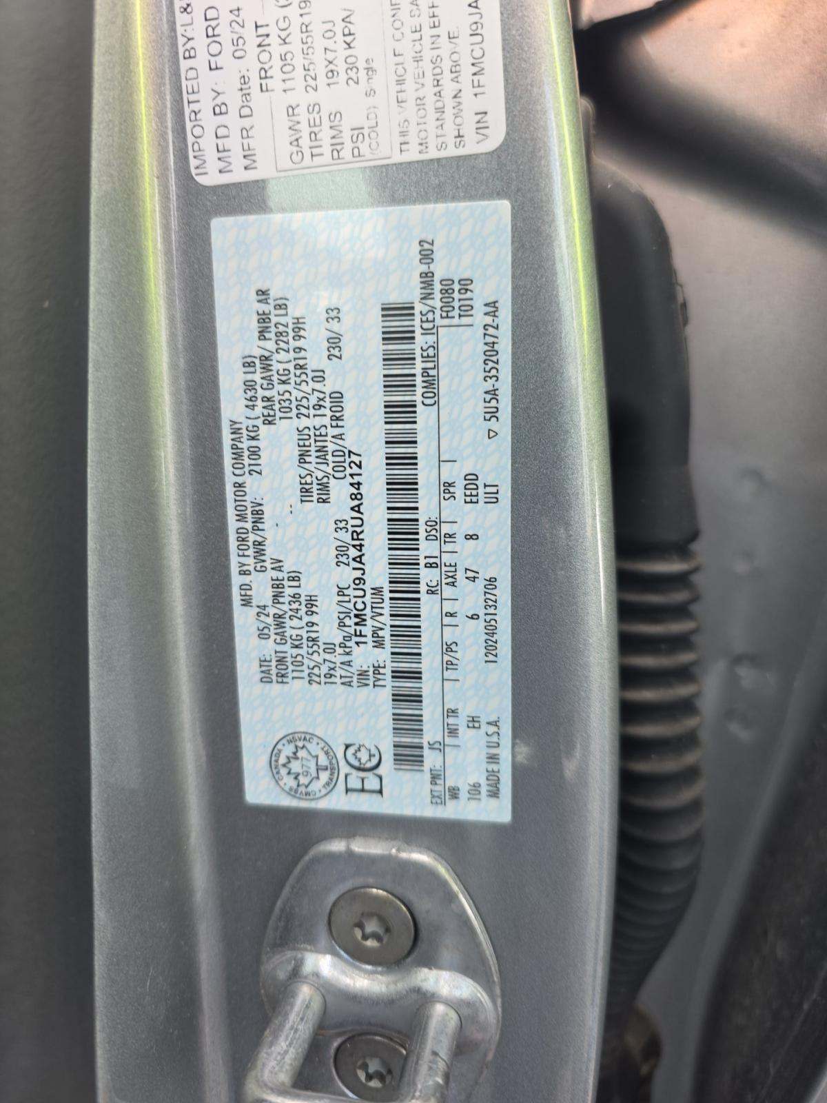2024 Ford Escape Platinum AWD