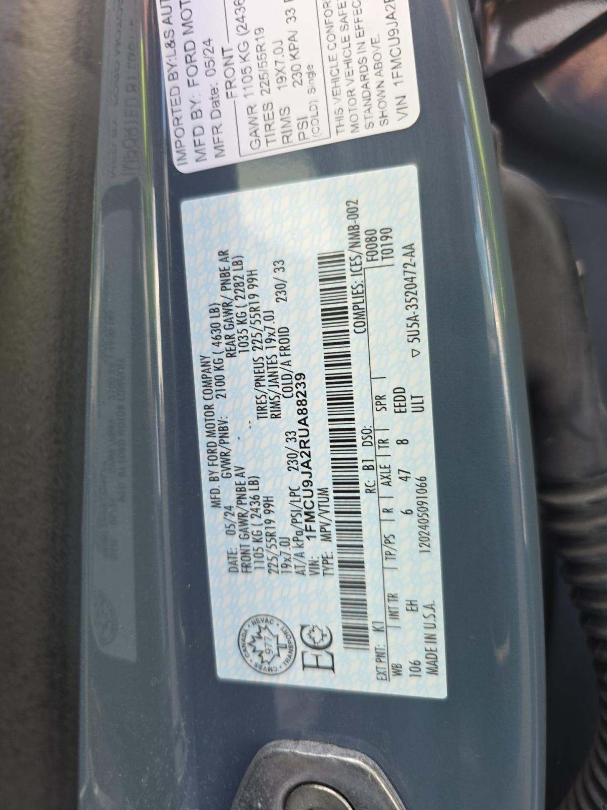 2024 Ford Escape Platinum AWD