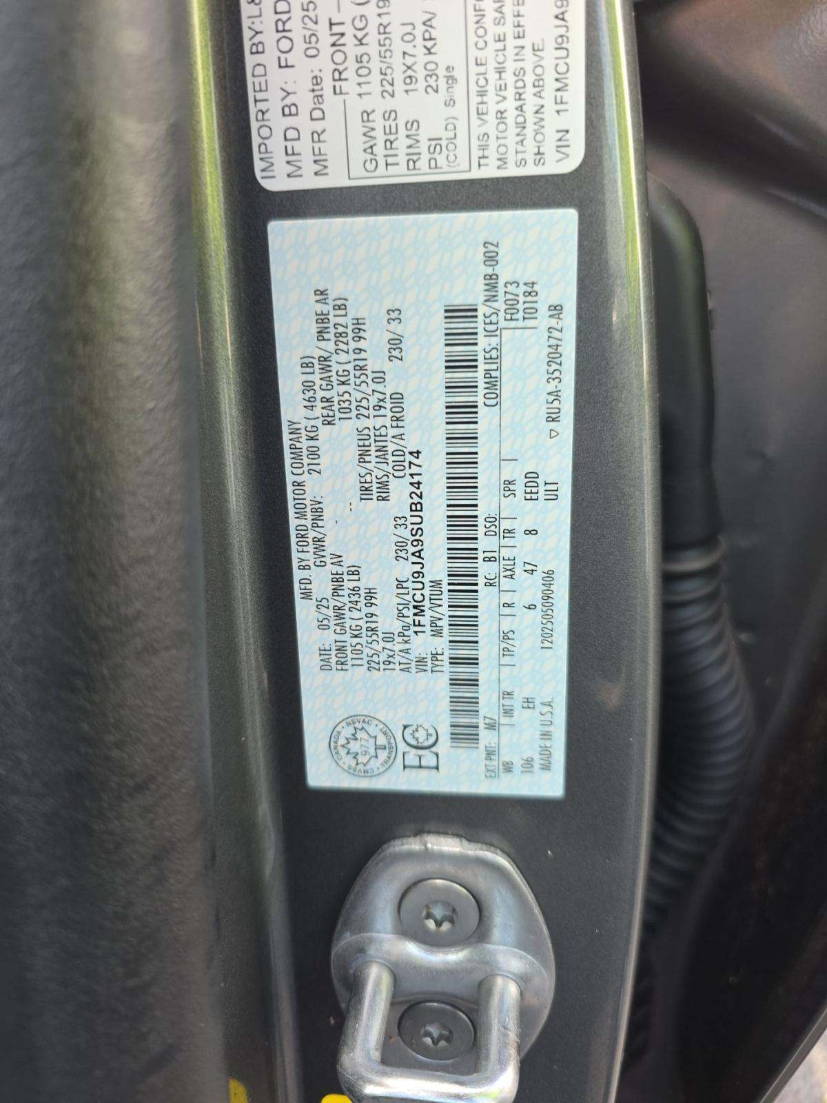 2025 Ford Escape Platinum AWD