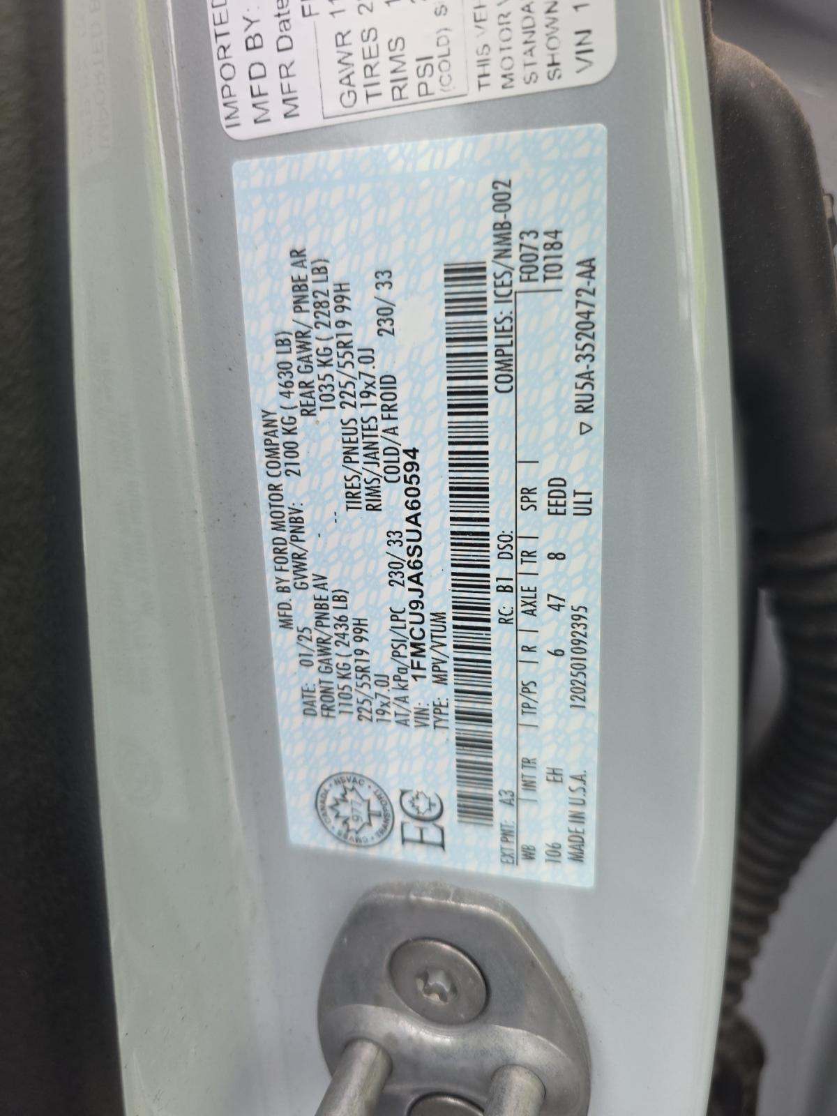 2025 Ford Escape Platinum AWD
