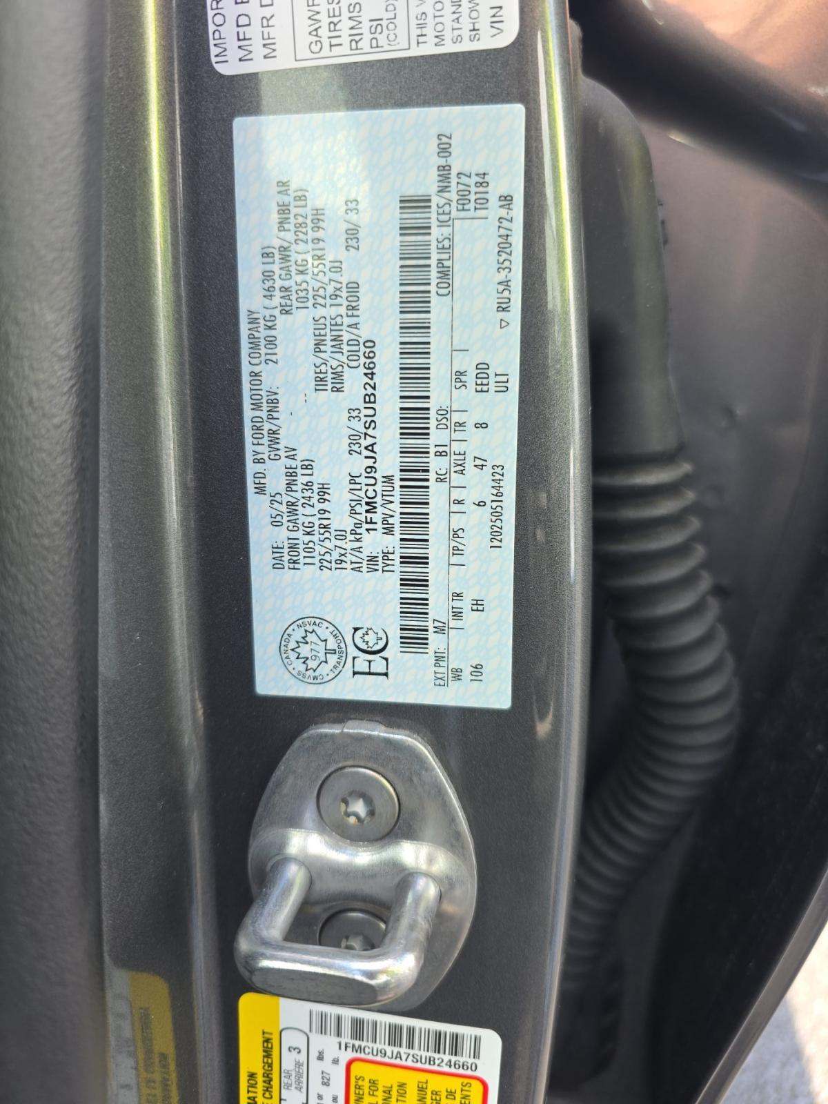 2025 Ford Escape Platinum AWD