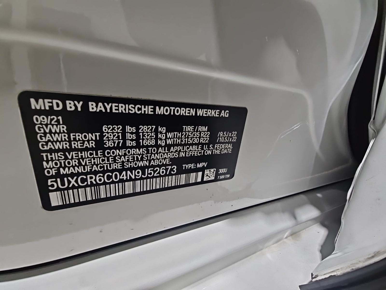 2022 BMW X5 xDrive40i AWD