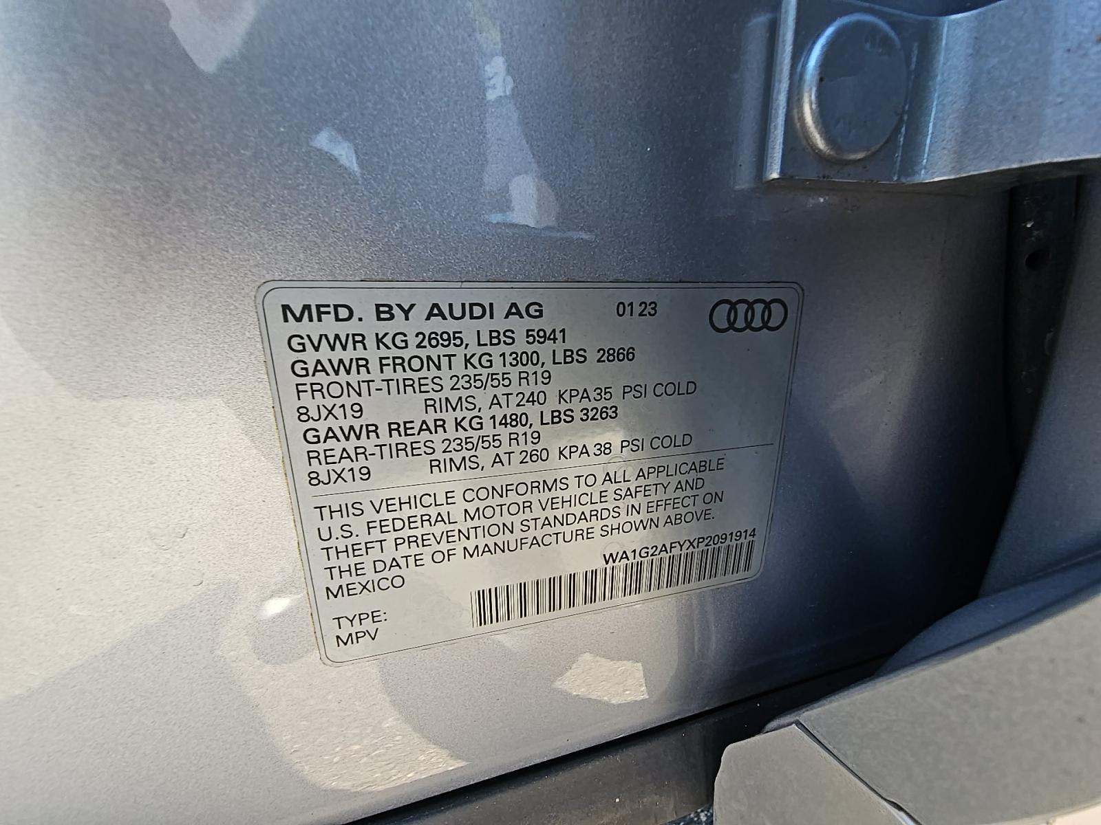 2023 Audi Q5 e Plug-In Hybrid S line Premium AWD