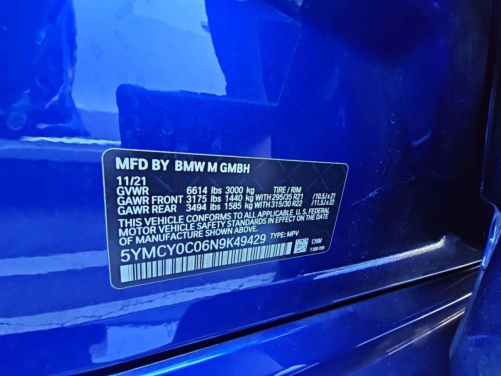 2022 BMW X6 M Base AWD