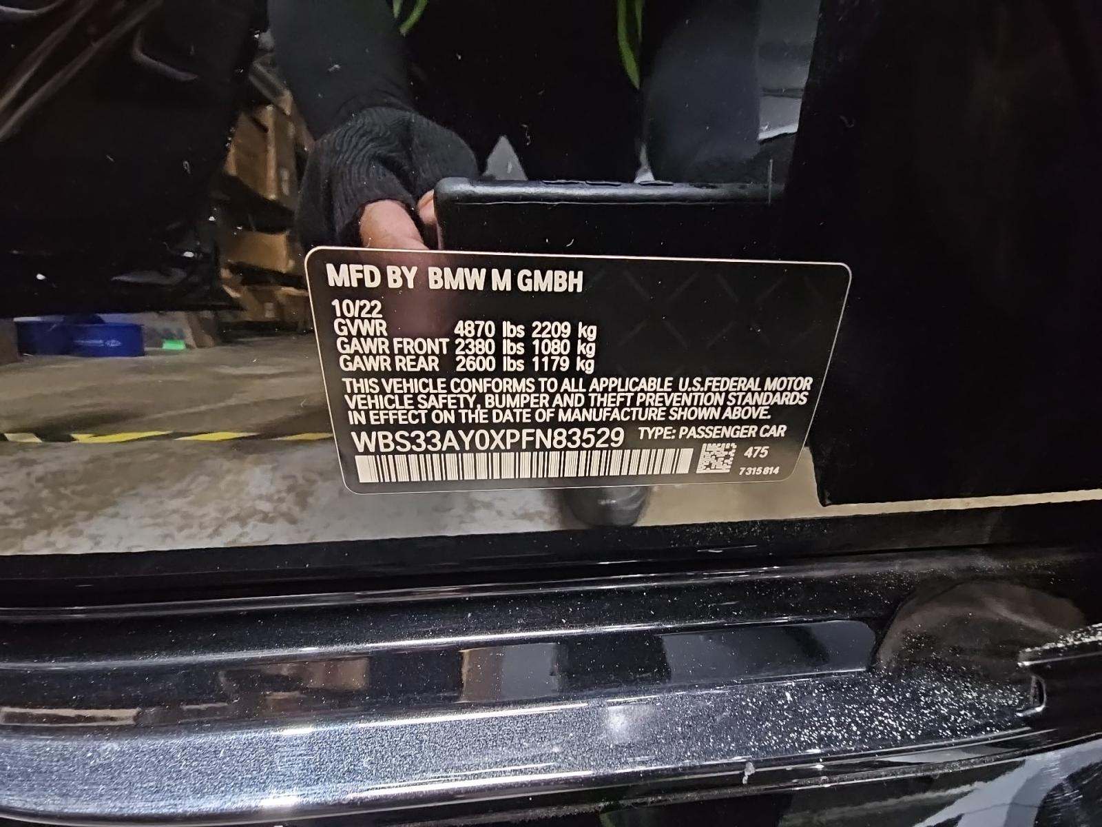 2023 BMW M3 Competition RWD