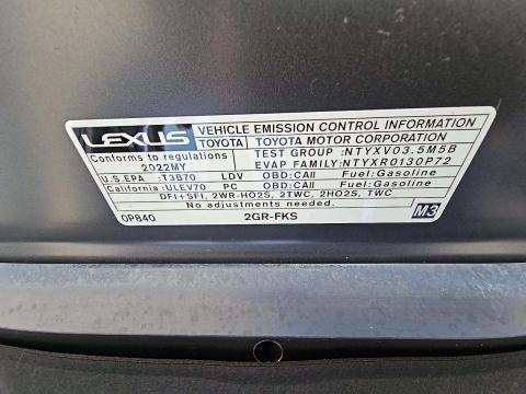 2022 Lexus ES ES 350 FWD