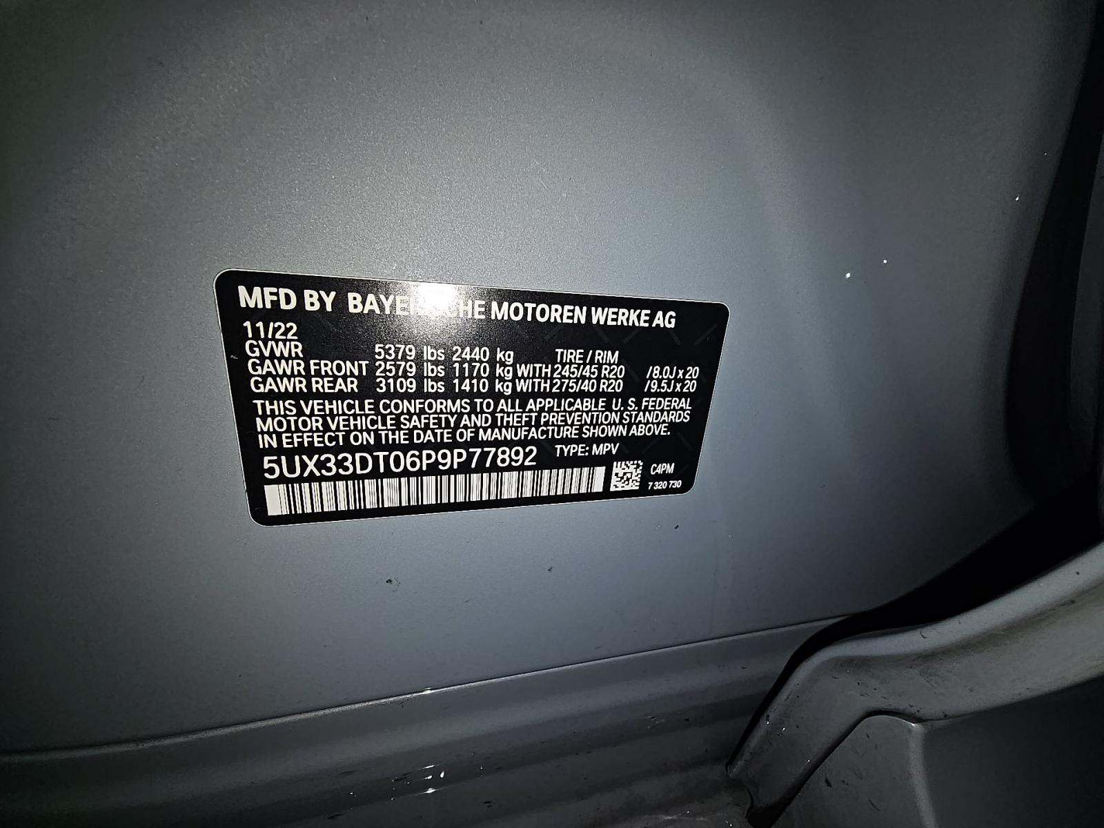 2023 BMW X4 xDrive30i AWD