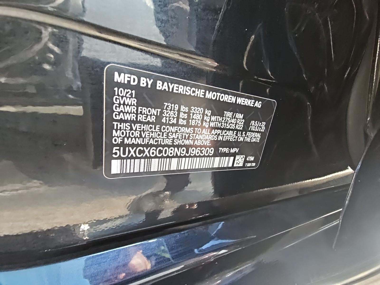 2022 BMW X7 M50i AWD