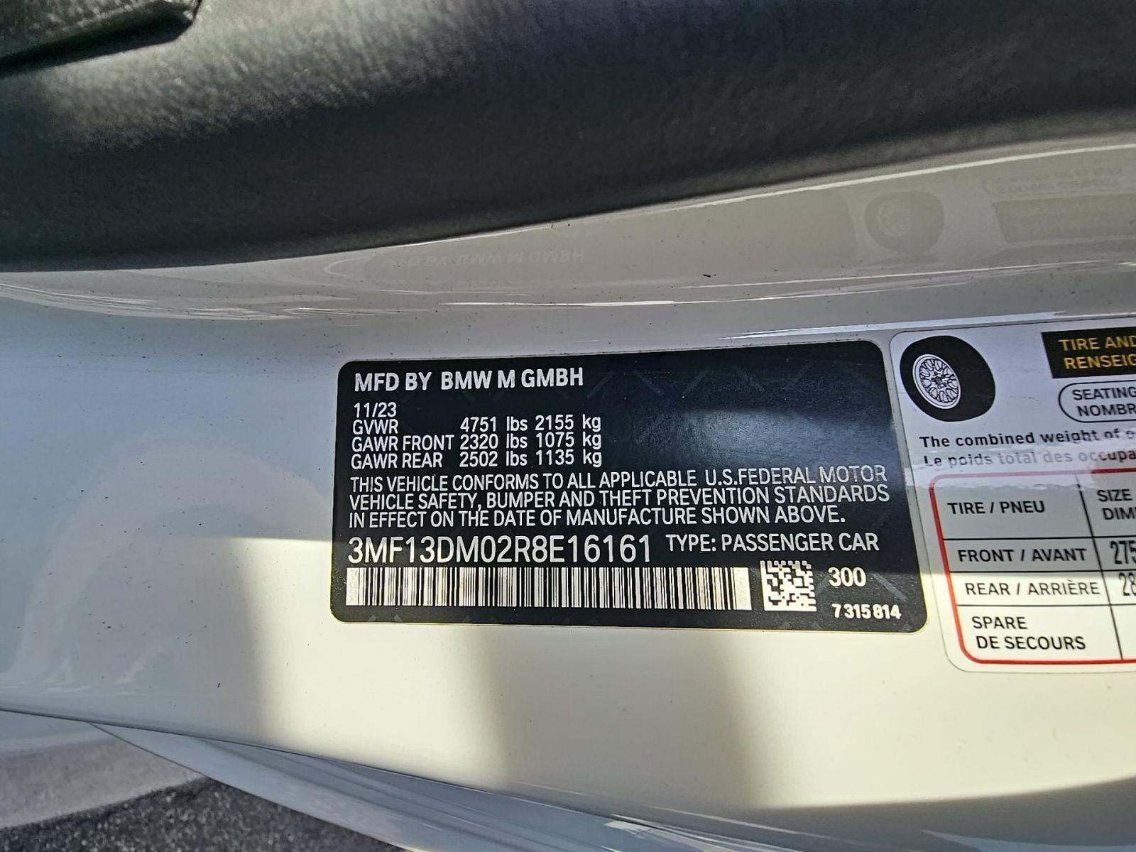 2024 BMW M2 Base RWD