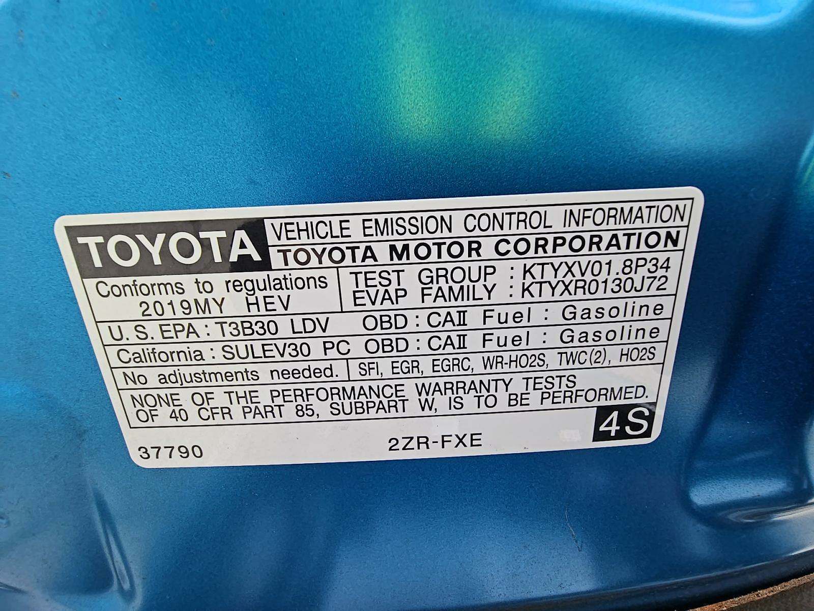 2019 Toyota Prius LE FWD