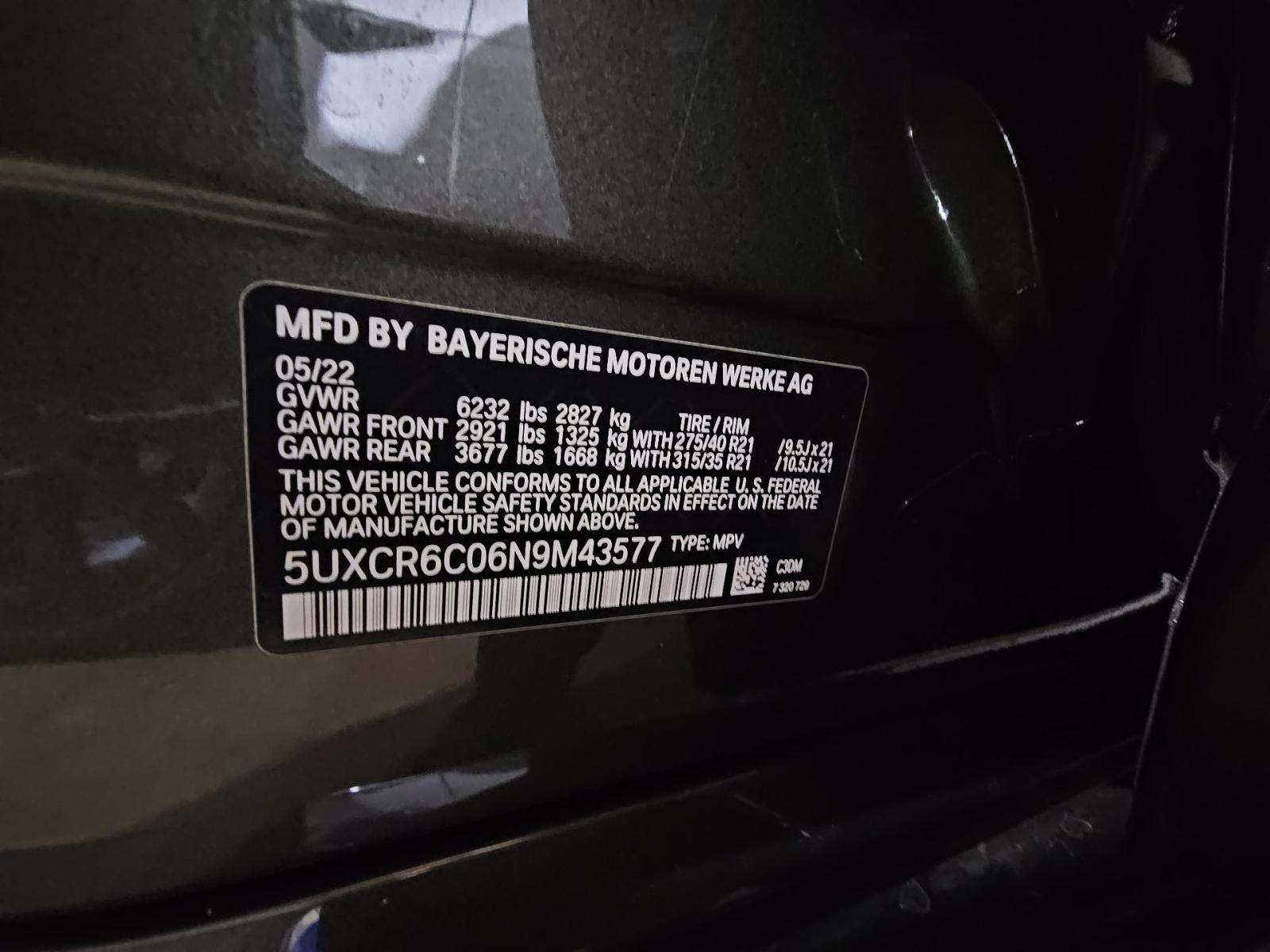 2022 BMW X5 xDrive40i AWD