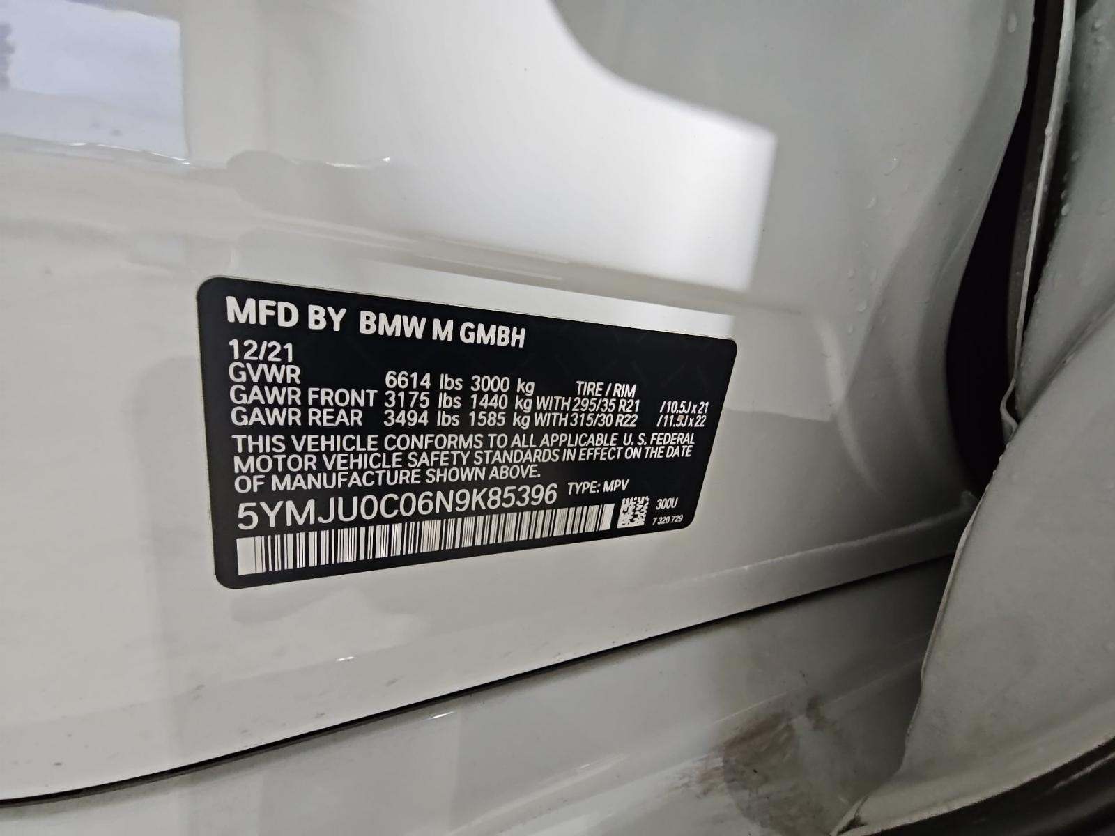 2022 BMW X5 M Base AWD