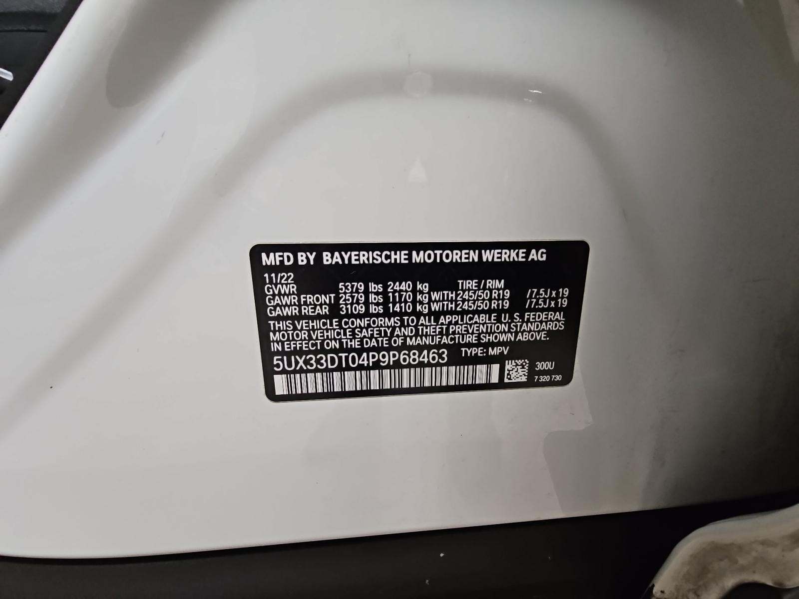 2023 BMW X4 xDrive30i AWD